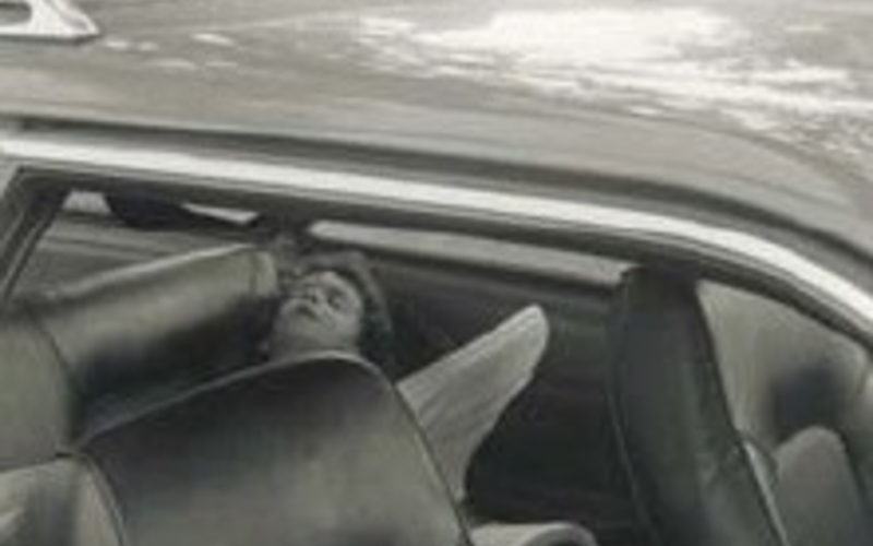 Inkjet print. Richard Benson. Untitled (child in back seat of car). c. 1990. 15 1/2 x 10 7/8 (39.3 x 27.7 cm). The Museum of Modern Art, New York. Gift of Richard Benson © Richard Benson. The question of permanence is present in every printing process. The print on the left and the print on the next page—made at the same time, on the same paper, with aftermarket monochromatic inks—started out as neutral gray. One print has turned green and the other brown. These changes might simply reflect the author’s slo