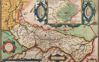 Colored map that shows different regions of the fields of Cremona.