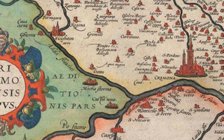 Enlarged version of the map that shows the lines between regions. Places are marked with red buildings.