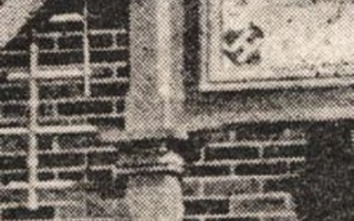 Closeup of a house's brick sides.