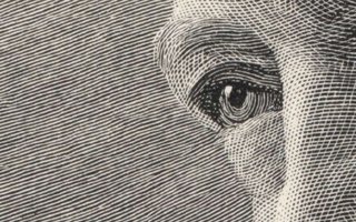 Closeup of a man's eye.